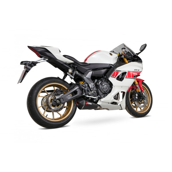 Scorpion Exhaust Yamaha YZF R7 2021 - 2023 Serket Taper Full System Carbon Fibre Sleeve